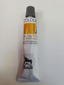 RENESANS farba akrylowa 20ml. 14 ochra żółta