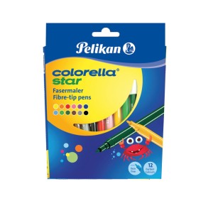 Pisaki PELIKAN Colorella Star 12 kolorów