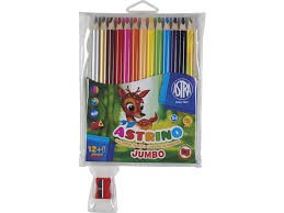 Kredki ołówkowe ASTRA 12 kolorów