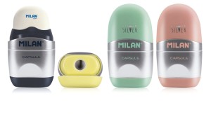 temperówko- gumka MILAN silver 