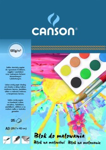 blok CANSON do malowania 120g