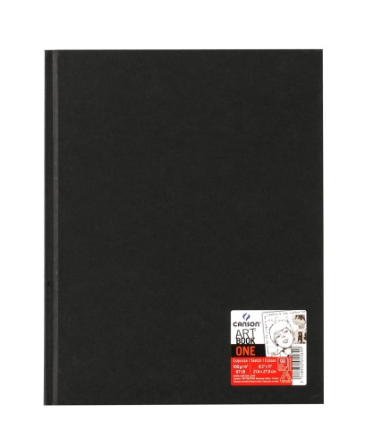 200005569 LIV 98FL ONE SKETCH BOOK CANSON NOIR 21.6x27.9 100G.jpg