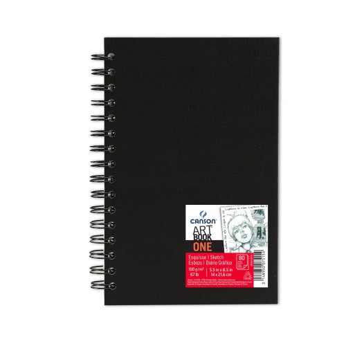 400039211 AL  80FL ONE SKETCH BOOK CANSON NOIR 14x.JPEG