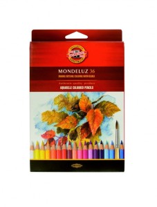 Kredki akwarelowe KOH-I-NOOR Mondeluz 36 kolory