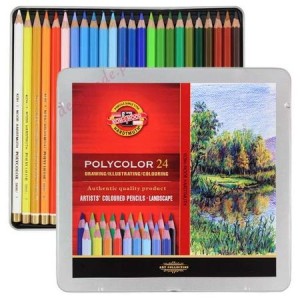 Kredki ołówkowe KOH-I-NOOR Polycolor 24 kolory