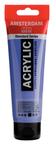 Farba akrylowa AMSTERDAM 120ml 519 Ultramarine Violet lt