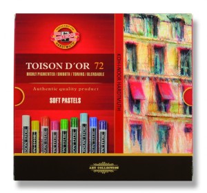 Pastele suche KOH-I-NOOR Toison D'or 72 kolory