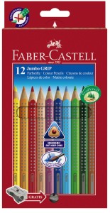 Kredki FABER-CASTELL  Jumbo Grip 12 kolorów