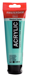 Farba akrylowa AMSTERDAM 120ml 661 Turquoise Green