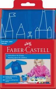 Fartuczek do malowania FABER-CASTELL dla dzieci niebieski