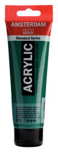 Farba akrylowa AMSTERDAM 120ml 619 Permanent Green Deep