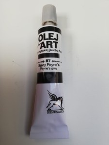 Farba olejna RENESANS 20 ml. 87 szary paynea