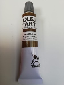 Farba olejna RENESANS 20 ml. 84 brunat krapowy