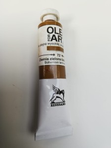 Farba olejna RENESANS 20 ml. 72 ziemia zielona bohemska