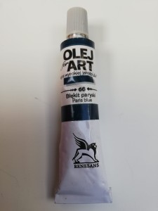 Farba olejna RENESANS 20 ml. 66 błękit paryski