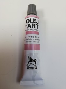 Farba olejna RENESANS 20 ml. 58 tinta cielista czerwona