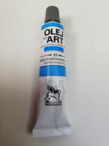 Farba olejna RENESANS 20 ml. 31 błękit śródziemnomorski