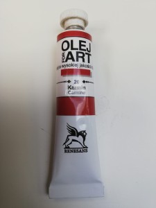 Farba olejna RERESANS 20 ml. 20. carmine