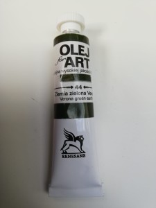 Farba olejna RENESANS 20 ml. 44 ziemia zielona verona