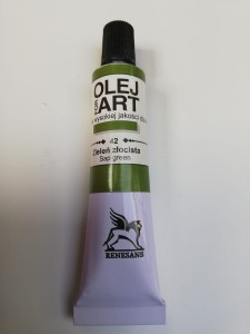 Farba olejna RENESANS 20 ml. 42 golden green