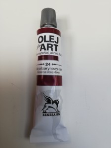 Farba olejna RENESANS 20 ml. 24. kraplak alizarynowy ciemny