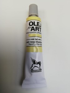 Farba olejna RERESANS 20 ml. 04. żółcień neapolitańska jasna