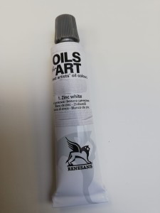 Farba olejna RERESANS 20 ml. 01. Zinc white