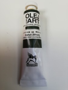 Farba olejna RENESANS 20 ml. 88 asfalt