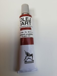 Farba olejna RENESANS 20 ml. 76 czerwień angelska