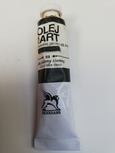Farba olejna RENESANS 20 ml. 69 lak zielony ciemny