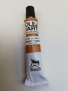 Farba olejna RENESANS 20 ml. 21 czerwień pozzuoli