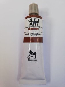 Farba olejna RENESANS 60 ml. 45 raw umber