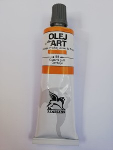 Farba olejna RENESANS 60 ml. 55 gummi gutt