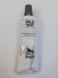 Farba olejna RENESANS 60 ml. 51 highlighting titanium white