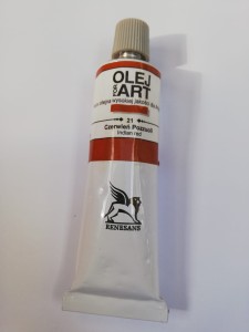 Farba olejna RENESANS 60 ml. 21 czerwień pozzuoli