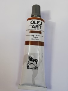 Farba olejna RENESANS 60 ml. 15 raw sienna