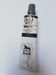 Farba olejna RENESANS 60 ml. 88 asfalt