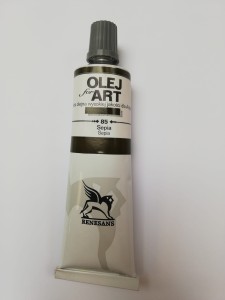 Farba olejna RENESANS 60 ml. 85 sepia