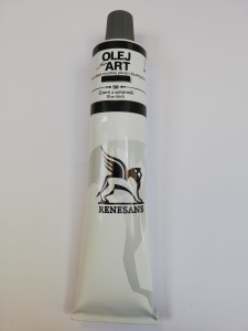 Farba olejna RENESANS 140 ml. 50 czerń z winorośli