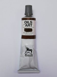 Farba olejna RENESANS 140 ml. 46 burnt umber