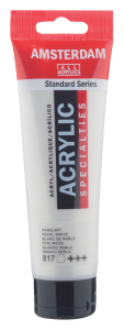 Farba akrylowa AMSTERDAM 120ml 817 Pearl White