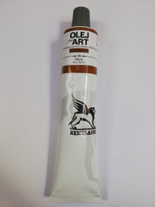 Farba olejna RENESANS 140 ml. 15 siena