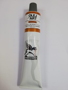 Farba olejna RENESANS 140 ml. 14 ochra złocista transparentna