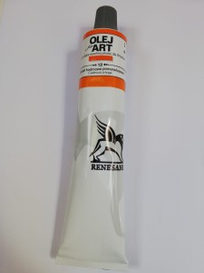 Farba olejna RENESANS 140 ml. 12 cadmium orange