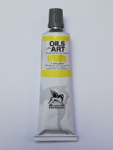 Farba olejna RENESANS 140 ml. 07 żółcień cynkowa