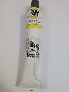 Farba olejna RENESANS 140 ml. 03 żółcień błyszcząca
