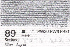 Farba olejna RENESANS 20ml 89 srebrna 