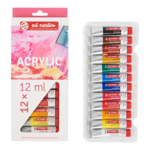 Talens Art Creation zestaw farb akrylowych 12 kolorów / 12ml.
