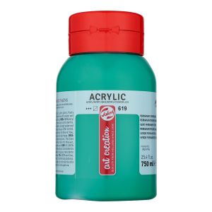 Farba akrylowa Talens Art Creation 750 ml. 619 Permanent Green Deep