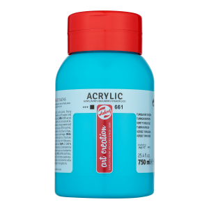 Talens Art Creation farba akrylowa 750 ml. 661 Turquoise Green